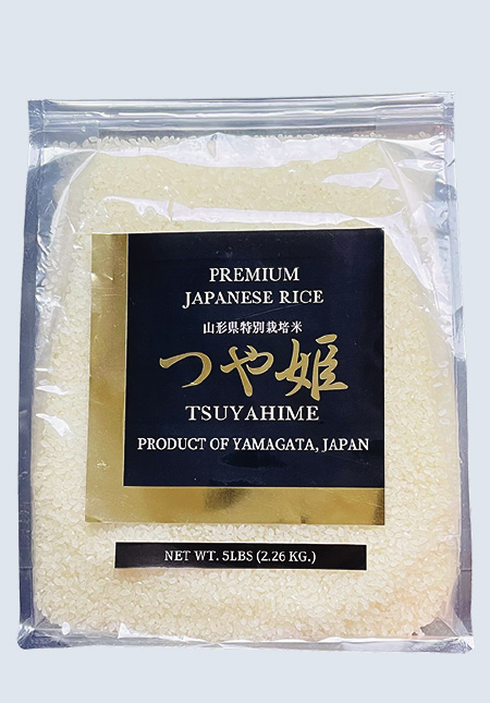 アメリカで買える日本の米 山形県特別栽培米つや姫