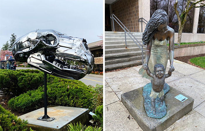 オレゴン州レイクオスウィゴ（Lake Oswego, OR）ストリートアート