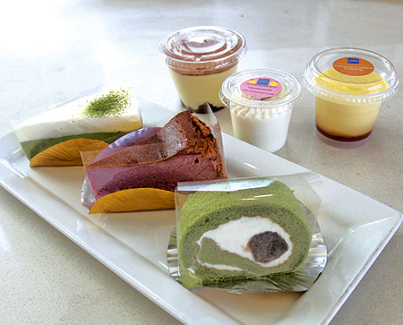チーズケーキやロールケーキ